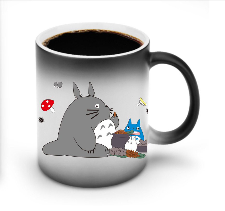 （画像用） となりのトトロ 草壁メイ 草壁サツキ My Neighbor Totoro Satsuki Kusakabe Mei Kusakabe 温度変色マグカップ