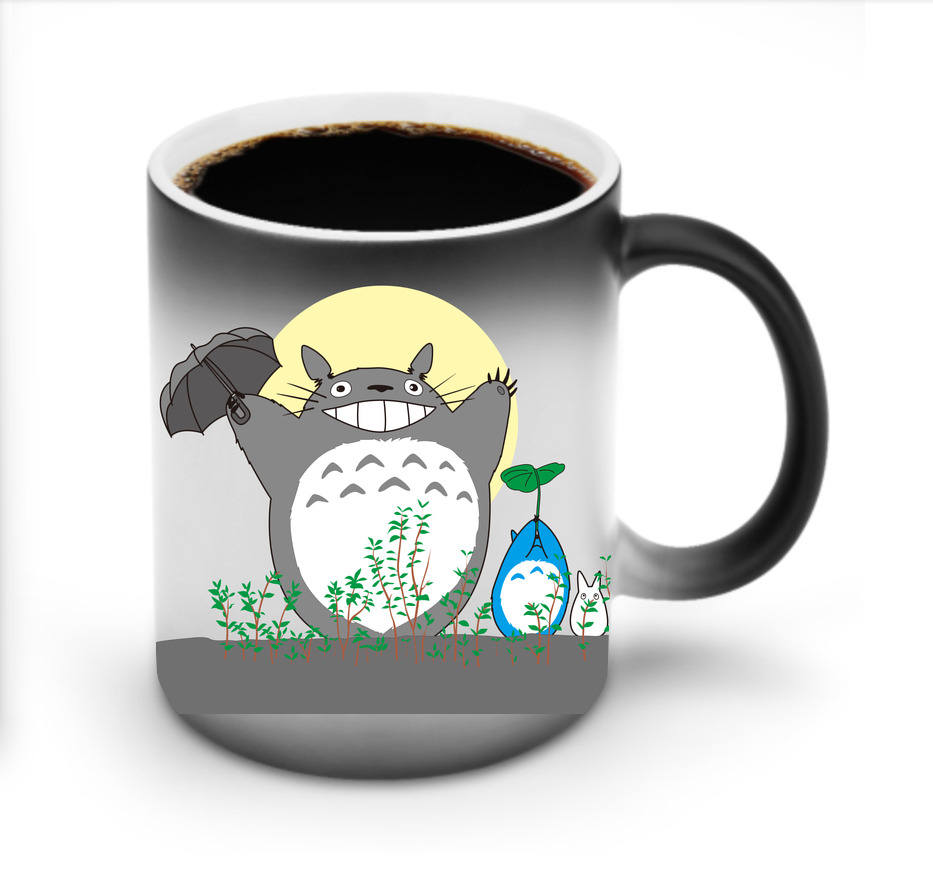 （画像用） となりのトトロ 草壁メイ 草壁サツキ My Neighbor Totoro Satsuki Kusakabe Mei Kusakabe 温度変色マグカップ