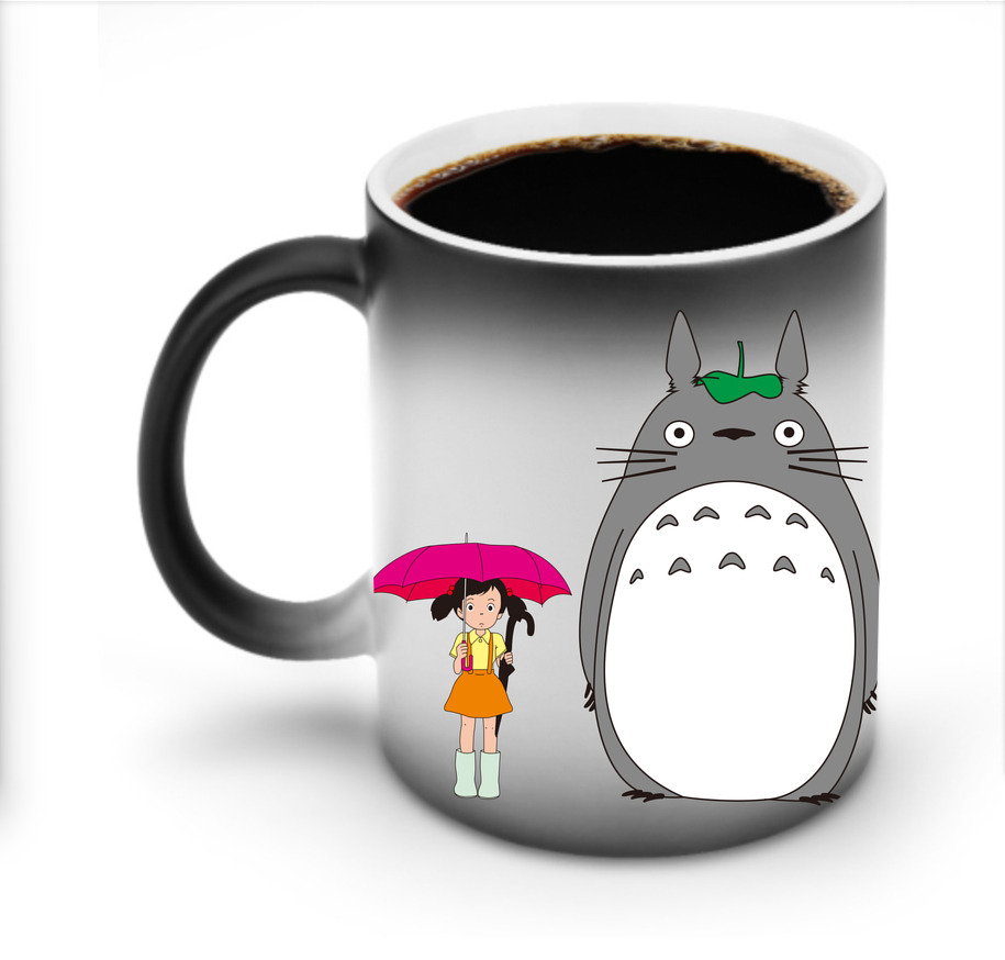 （画像用） となりのトトロ 草壁メイ 草壁サツキ My Neighbor Totoro Satsuki Kusakabe Mei Kusakabe 温度変色マグカップ