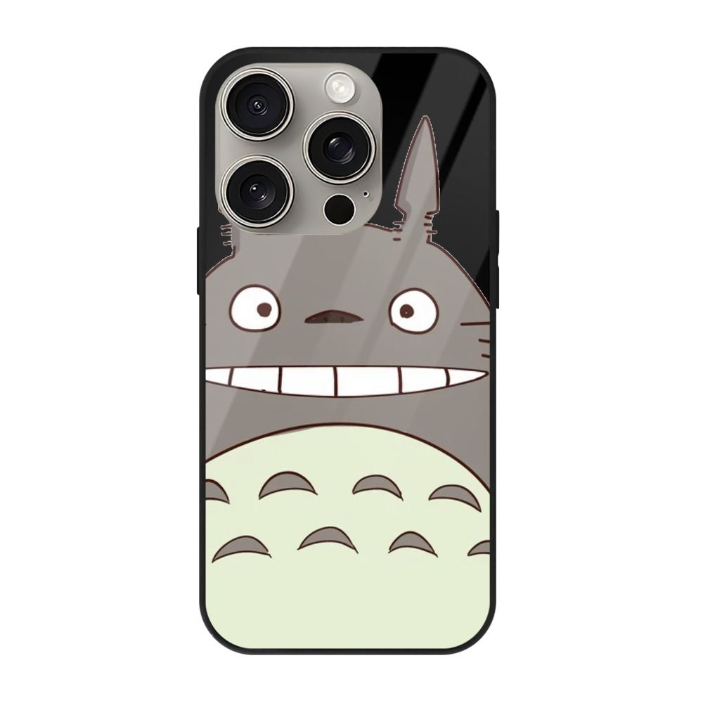 （画像用） となりのトトロ 草壁メイ 草壁サツキ My Neighbor Totoro Satsuki Kusakabe Mei Kusakabe 【iPhone15Pro対応】スマホケース 耐衝撃＆黄変防止 背面ガラス