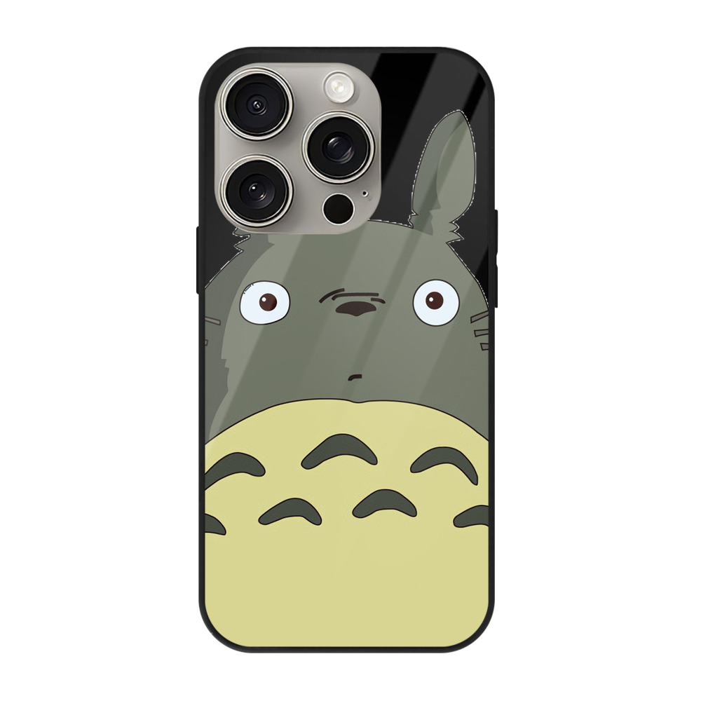 （画像用） となりのトトロ 草壁メイ 草壁サツキ My Neighbor Totoro Satsuki Kusakabe Mei Kusakabe 【iPhone15Pro対応】スマホケース 耐衝撃＆黄変防止 背面ガラス