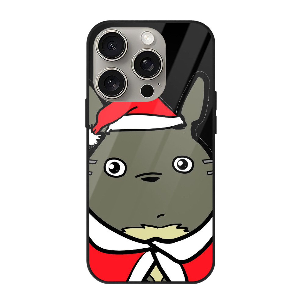 （画像用） となりのトトロ 草壁メイ 草壁サツキ My Neighbor Totoro Satsuki Kusakabe Mei Kusakabe 【iPhone15Pro対応】スマホケース 耐衝撃＆黄変防止 背面ガラス