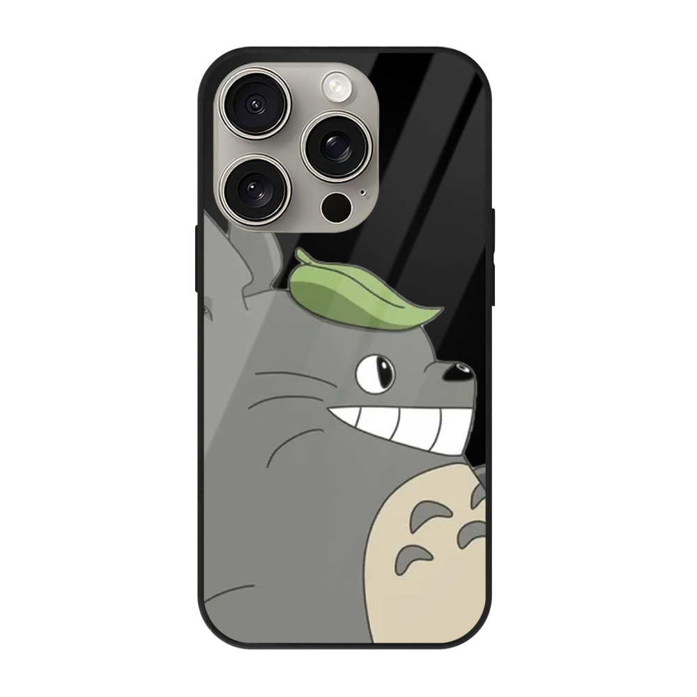 （画像用） となりのトトロ 草壁メイ 草壁サツキ My Neighbor Totoro Satsuki Kusakabe Mei Kusakabe 【iPhone15Pro対応】スマホケース 耐衝撃＆黄変防止 背面ガラス