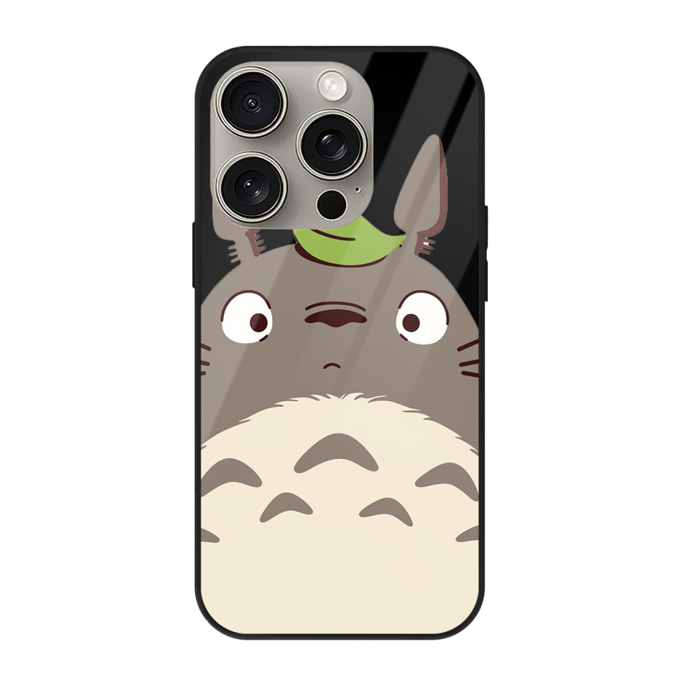 （画像用） となりのトトロ 草壁メイ 草壁サツキ My Neighbor Totoro Satsuki Kusakabe Mei Kusakabe 【iPhone15Pro対応】スマホケース 耐衝撃＆黄変防止 背面ガラス