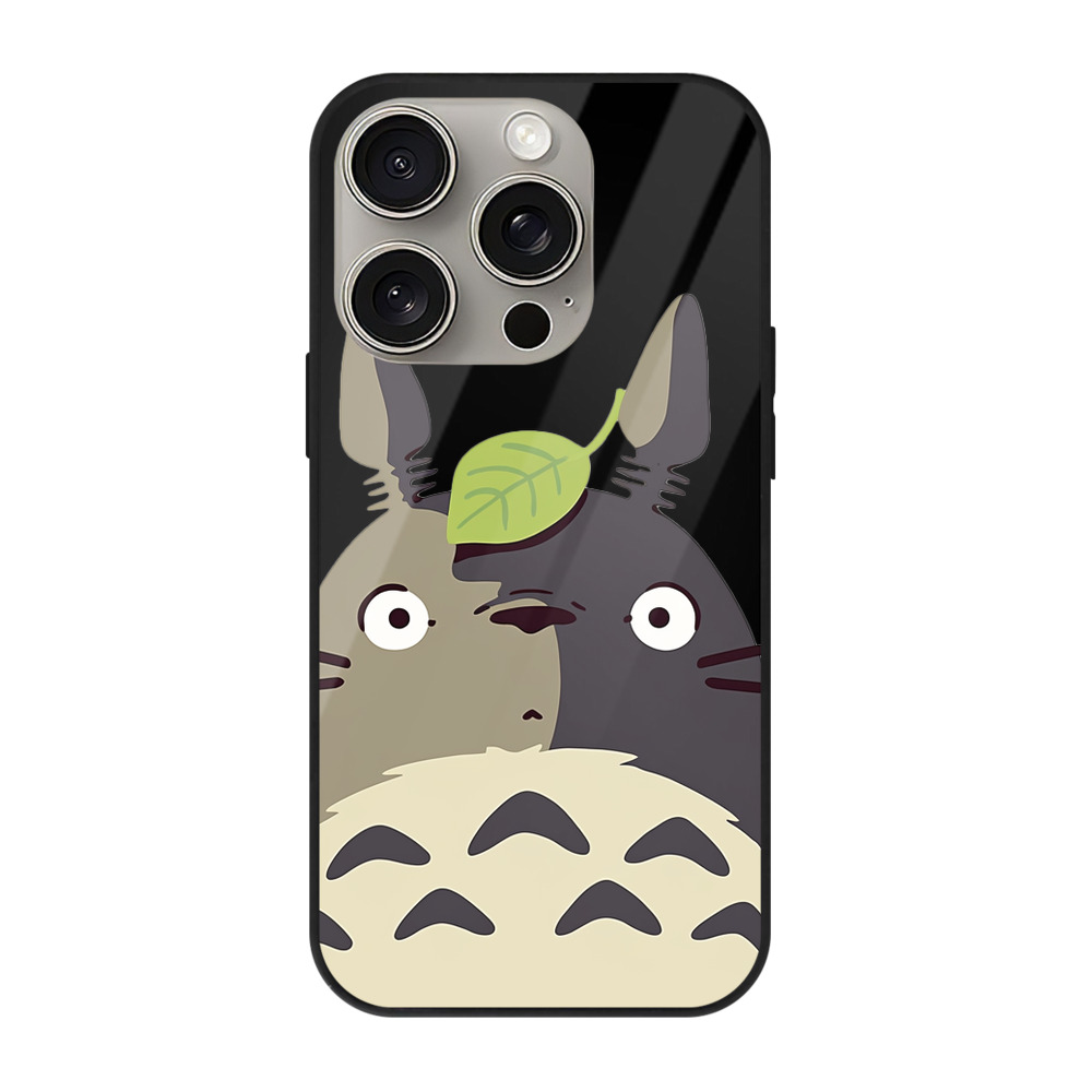 （画像用） となりのトトロ 草壁メイ 草壁サツキ My Neighbor Totoro Satsuki Kusakabe Mei Kusakabe 【iPhone15Pro対応】スマホケース 耐衝撃＆黄変防止 背面ガラス