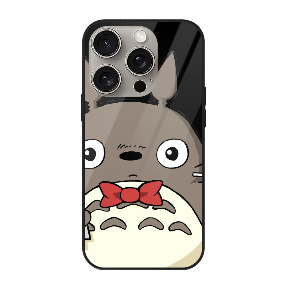 となりのトトロ 草壁メイ 草壁サツキ My Neighbor Totoro Satsuki Kusakabe Mei Kusakabe 【iPhone15Pro対応】スマホケース 耐衝撃＆黄変防止 背面ガラス