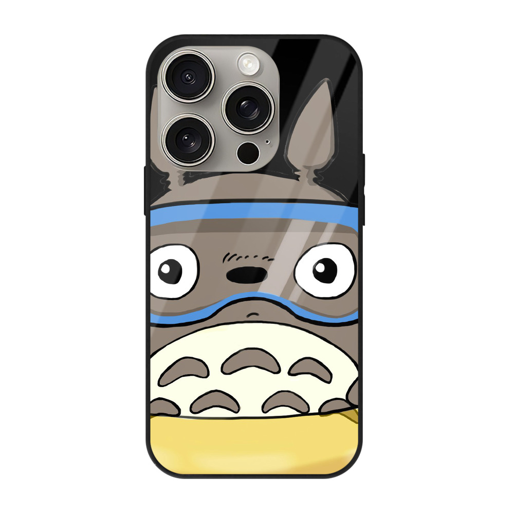 となりのトトロ 草壁メイ 草壁サツキ My Neighbor Totoro Satsuki Kusakabe Mei Kusakabe 【iPhone15Pro対応】スマホケース 耐衝撃＆黄変防止 背面ガラス