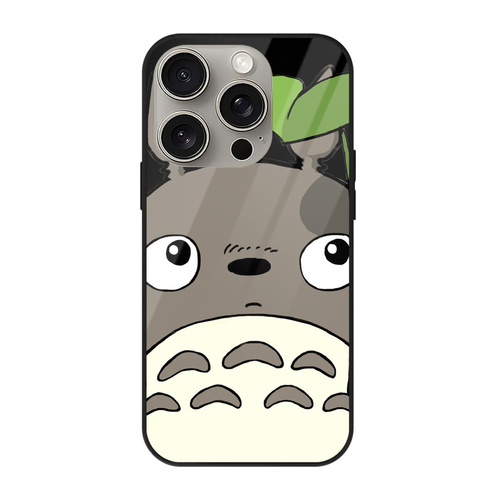 となりのトトロ 草壁メイ 草壁サツキ My Neighbor Totoro Satsuki Kusakabe Mei Kusakabe 【iPhone15Pro対応】スマホケース 耐衝撃＆黄変防止 背面ガラス