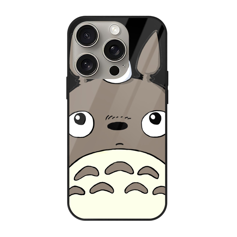 となりのトトロ 草壁メイ 草壁サツキ My Neighbor Totoro Satsuki Kusakabe Mei Kusakabe 【iPhone15Pro対応】スマホケース 耐衝撃＆黄変防止 背面ガラス