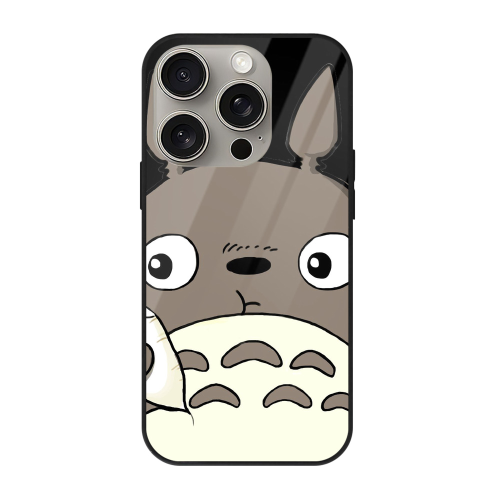 となりのトトロ 草壁メイ 草壁サツキ My Neighbor Totoro Satsuki Kusakabe Mei Kusakabe 【iPhone15Pro対応】スマホケース 耐衝撃＆黄変防止 背面ガラス