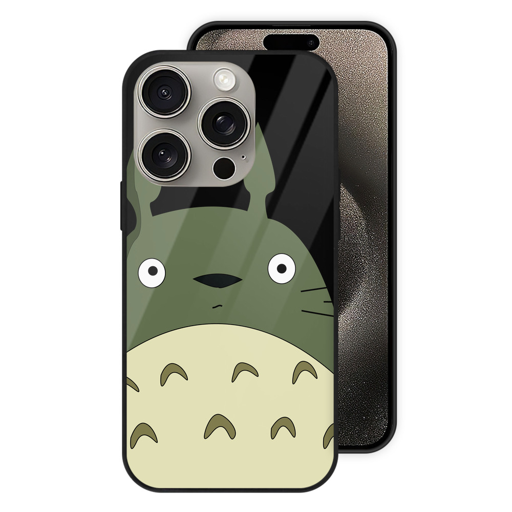 （画像用） となりのトトロ 草壁メイ 草壁サツキ My Neighbor Totoro Satsuki Kusakabe Mei Kusakabe 【iPhone15Pro対応】スマホケース 耐衝撃＆黄変防止 背面ガラス