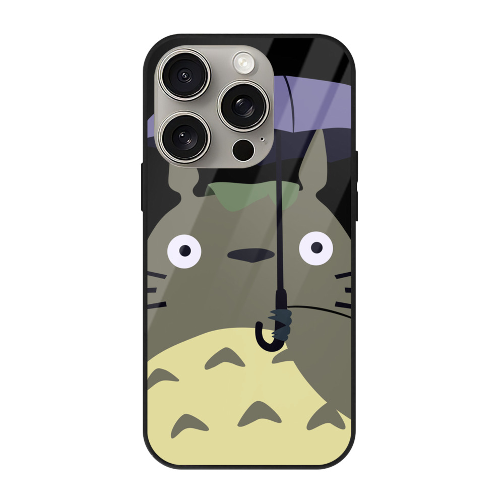 となりのトトロ 草壁メイ 草壁サツキ My Neighbor Totoro Satsuki Kusakabe Mei Kusakabe 【iPhone15Pro対応】スマホケース 耐衝撃＆黄変防止 背面ガラス
