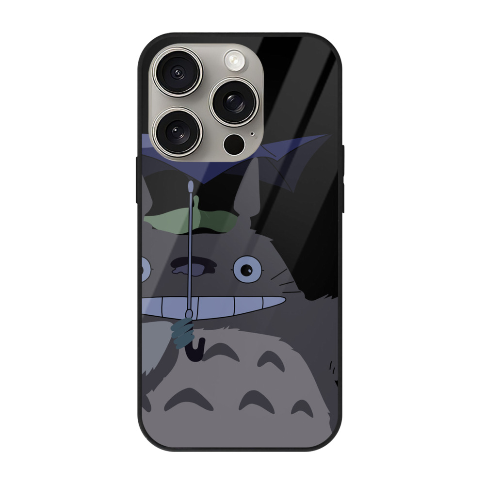 となりのトトロ 草壁メイ 草壁サツキ My Neighbor Totoro Satsuki Kusakabe Mei Kusakabe 【iPhone15Pro対応】スマホケース 耐衝撃＆黄変防止 背面ガラス