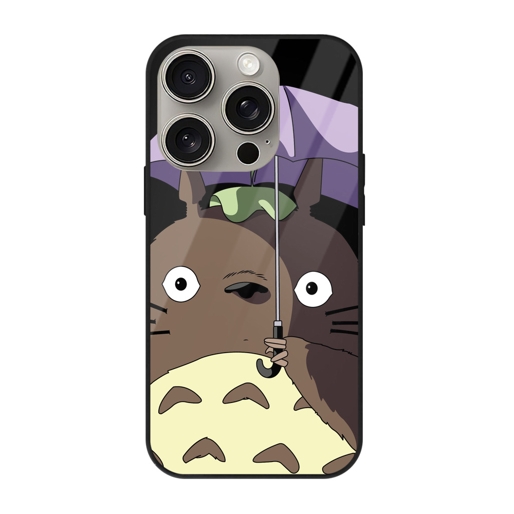となりのトトロ 草壁メイ 草壁サツキ My Neighbor Totoro Satsuki Kusakabe Mei Kusakabe 【iPhone15Pro対応】スマホケース 耐衝撃＆黄変防止 背面ガラス
