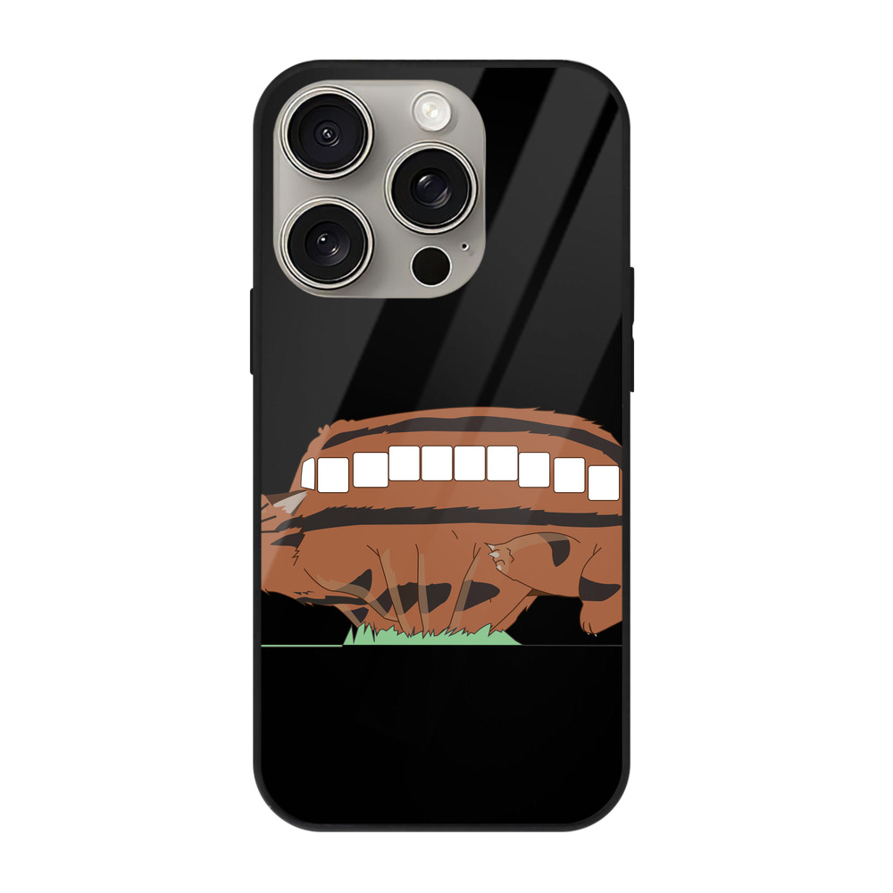 となりのトトロ 草壁メイ 草壁サツキ My Neighbor Totoro Satsuki Kusakabe Mei Kusakabe 【iPhone15Pro対応】スマホケース 耐衝撃＆黄変防止 背面ガラス