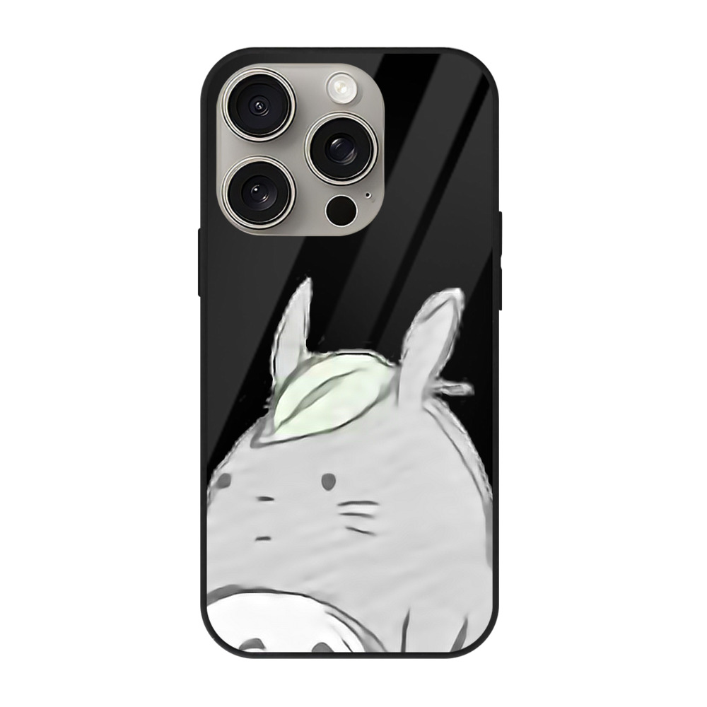 となりのトトロ 草壁メイ 草壁サツキ My Neighbor Totoro Satsuki Kusakabe Mei Kusakabe 【iPhone15Pro対応】スマホケース 耐衝撃＆黄変防止 背面ガラス