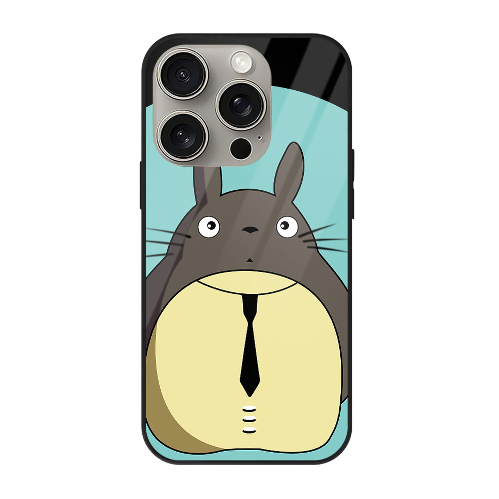 となりのトトロ 草壁メイ 草壁サツキ My Neighbor Totoro Satsuki Kusakabe Mei Kusakabe 【iPhone15Pro対応】スマホケース 耐衝撃＆黄変防止 背面ガラス