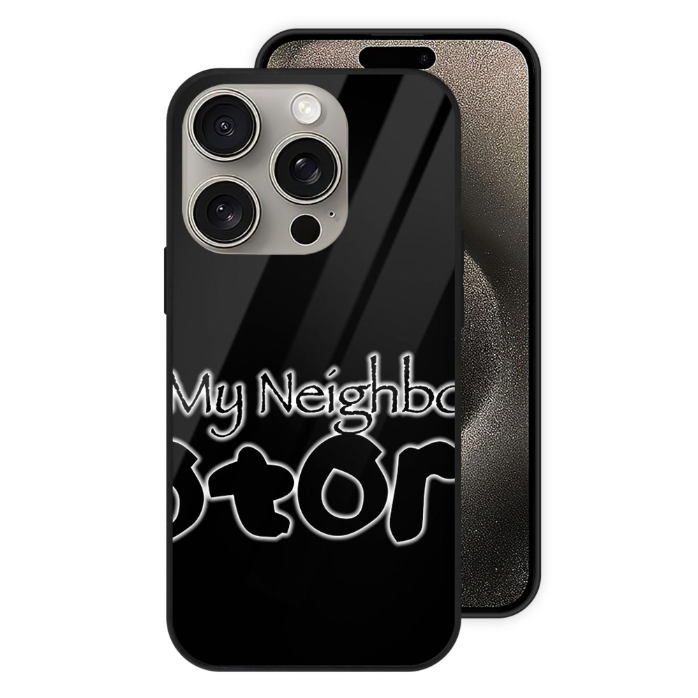 （画像用） となりのトトロ 草壁メイ 草壁サツキ My Neighbor Totoro Satsuki Kusakabe Mei Kusakabe 【iPhone15Pro対応】スマホケース 耐衝撃＆黄変防止 背面ガラス