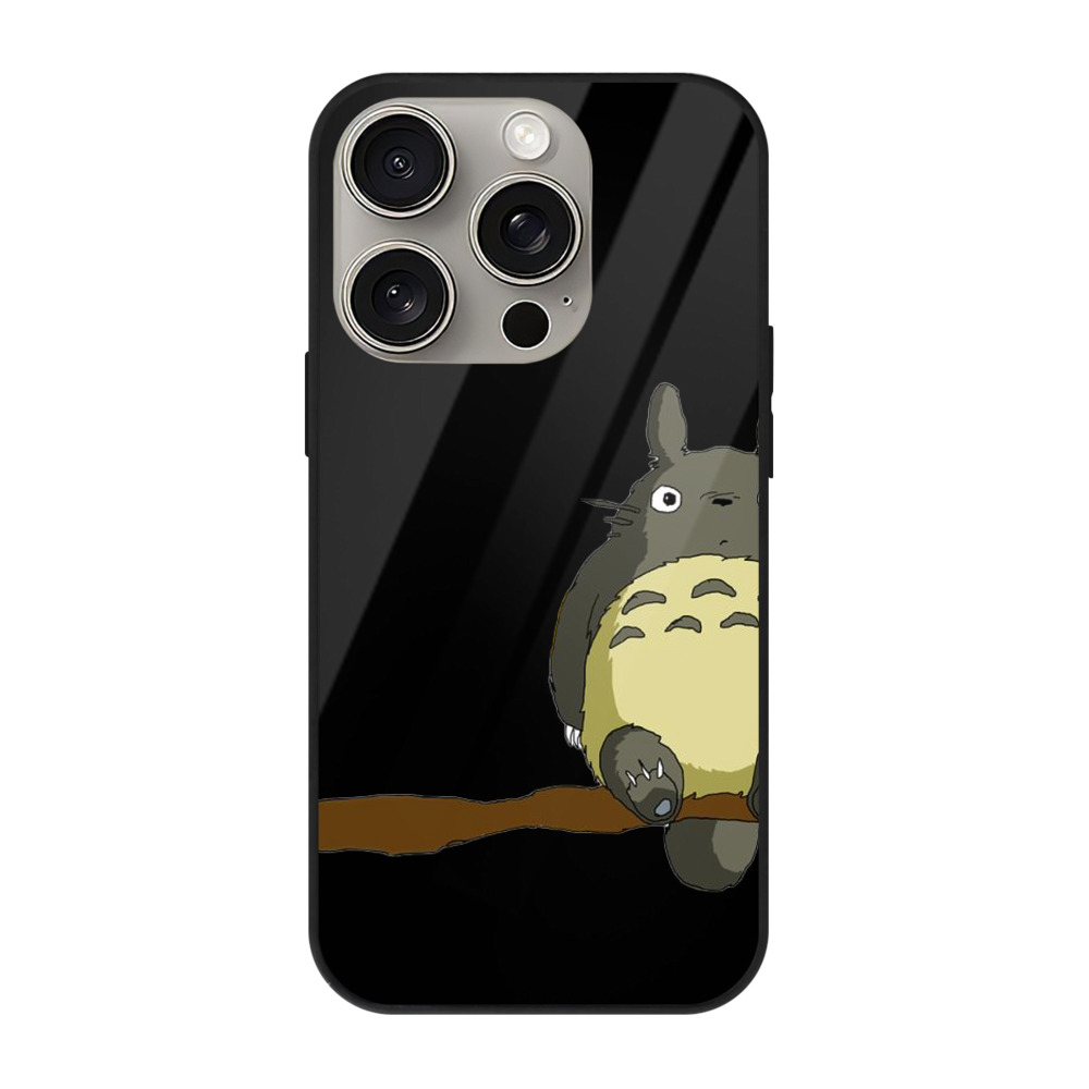 となりのトトロ 草壁メイ 草壁サツキ My Neighbor Totoro Satsuki Kusakabe Mei Kusakabe 【iPhone15Pro対応】スマホケース 耐衝撃＆黄変防止 背面ガラス