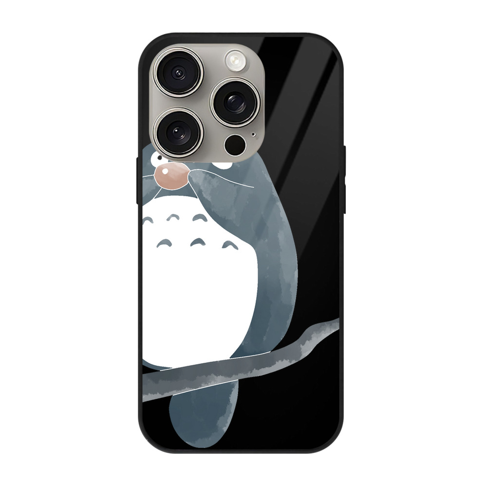 となりのトトロ 草壁メイ 草壁サツキ My Neighbor Totoro Satsuki Kusakabe Mei Kusakabe 【iPhone15Pro対応】スマホケース 耐衝撃＆黄変防止 背面ガラス