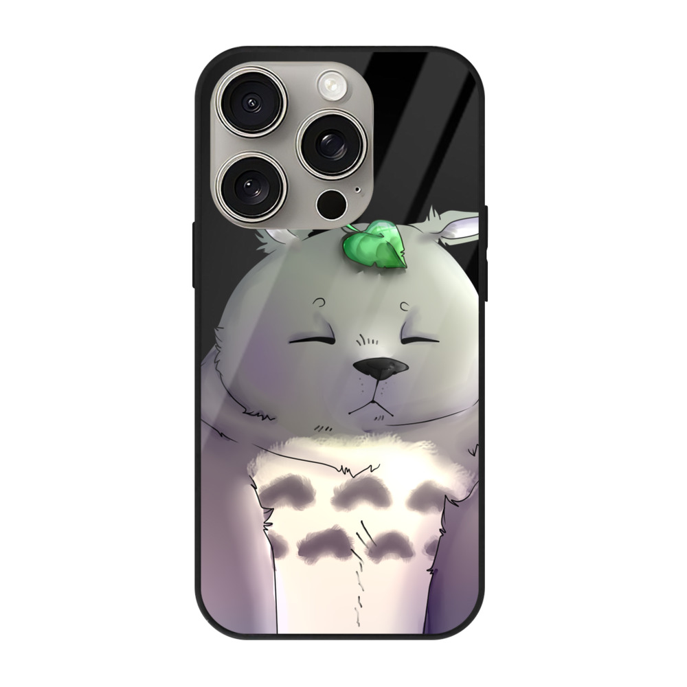 （画像用） となりのトトロ 草壁メイ 草壁サツキ My Neighbor Totoro Satsuki Kusakabe Mei Kusakabe 【iPhone15Pro対応】スマホケース 耐衝撃＆黄変防止 背面ガラス