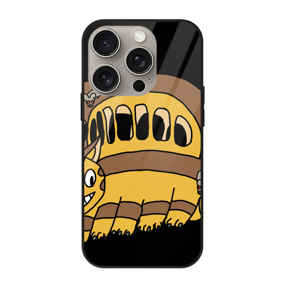 となりのトトロ 草壁メイ 草壁サツキ My Neighbor Totoro Satsuki Kusakabe Mei Kusakabe 【iPhone15Pro対応】スマホケース 耐衝撃＆黄変防止 背面ガラス