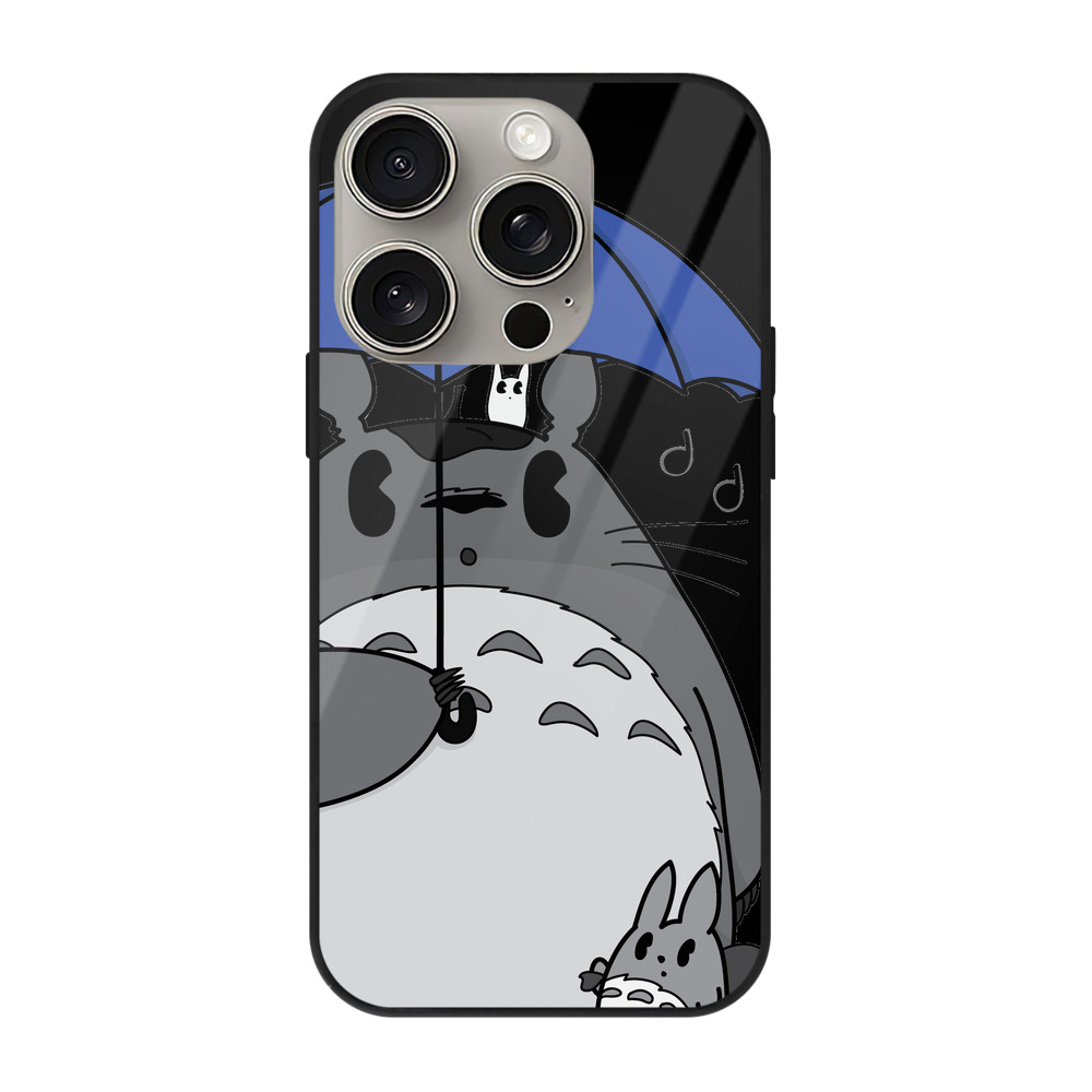 となりのトトロ 草壁メイ 草壁サツキ My Neighbor Totoro Satsuki Kusakabe Mei Kusakabe 【iPhone15Pro対応】スマホケース 耐衝撃＆黄変防止 背面ガラス