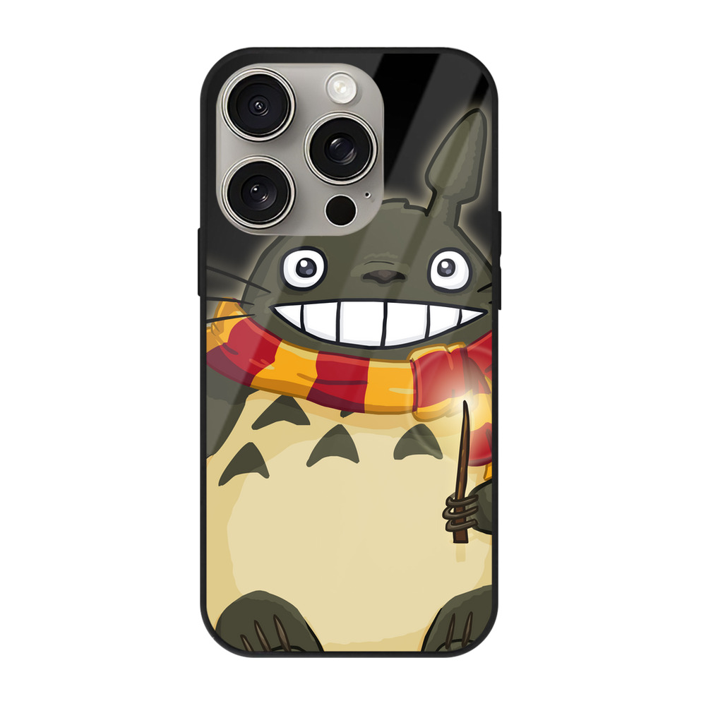 となりのトトロ 草壁メイ 草壁サツキ My Neighbor Totoro Satsuki Kusakabe Mei Kusakabe 【iPhone15Pro対応】スマホケース 耐衝撃＆黄変防止 背面ガラス