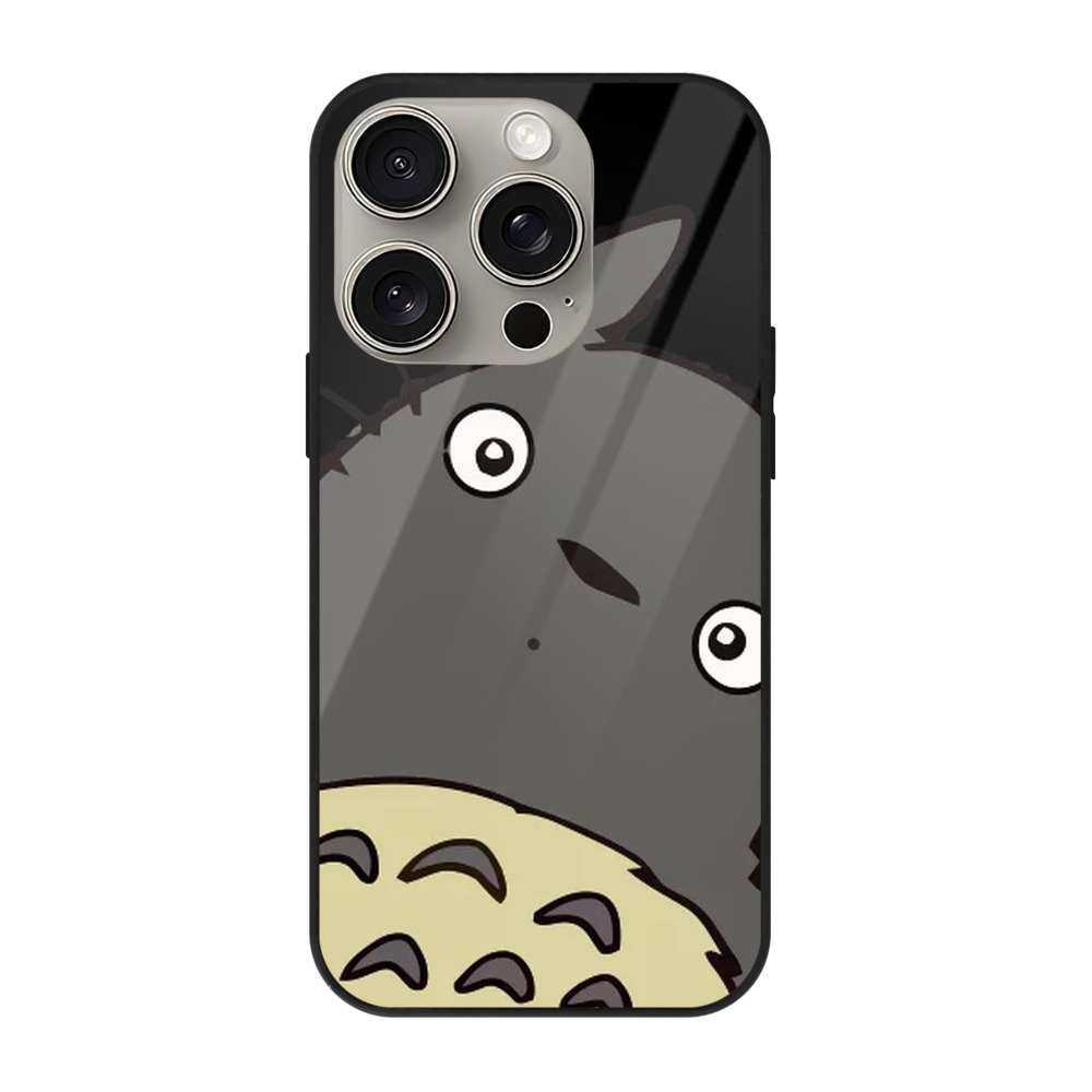 となりのトトロ 草壁メイ 草壁サツキ My Neighbor Totoro Satsuki Kusakabe Mei Kusakabe 【iPhone15Pro対応】スマホケース 耐衝撃＆黄変防止 背面ガラス