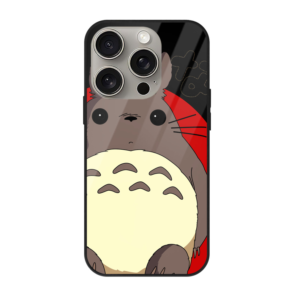 となりのトトロ 草壁メイ 草壁サツキ My Neighbor Totoro Satsuki Kusakabe Mei Kusakabe 【iPhone15Pro対応】スマホケース 耐衝撃＆黄変防止 背面ガラス