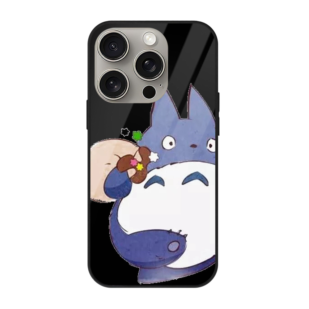 となりのトトロ 草壁メイ 草壁サツキ My Neighbor Totoro Satsuki Kusakabe Mei Kusakabe 【iPhone15Pro対応】スマホケース 耐衝撃＆黄変防止 背面ガラス