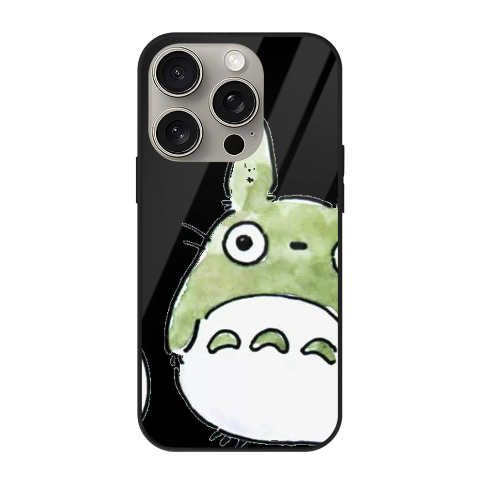 となりのトトロ 草壁メイ 草壁サツキ My Neighbor Totoro Satsuki Kusakabe Mei Kusakabe 【iPhone15Pro対応】スマホケース 耐衝撃＆黄変防止 背面ガラス