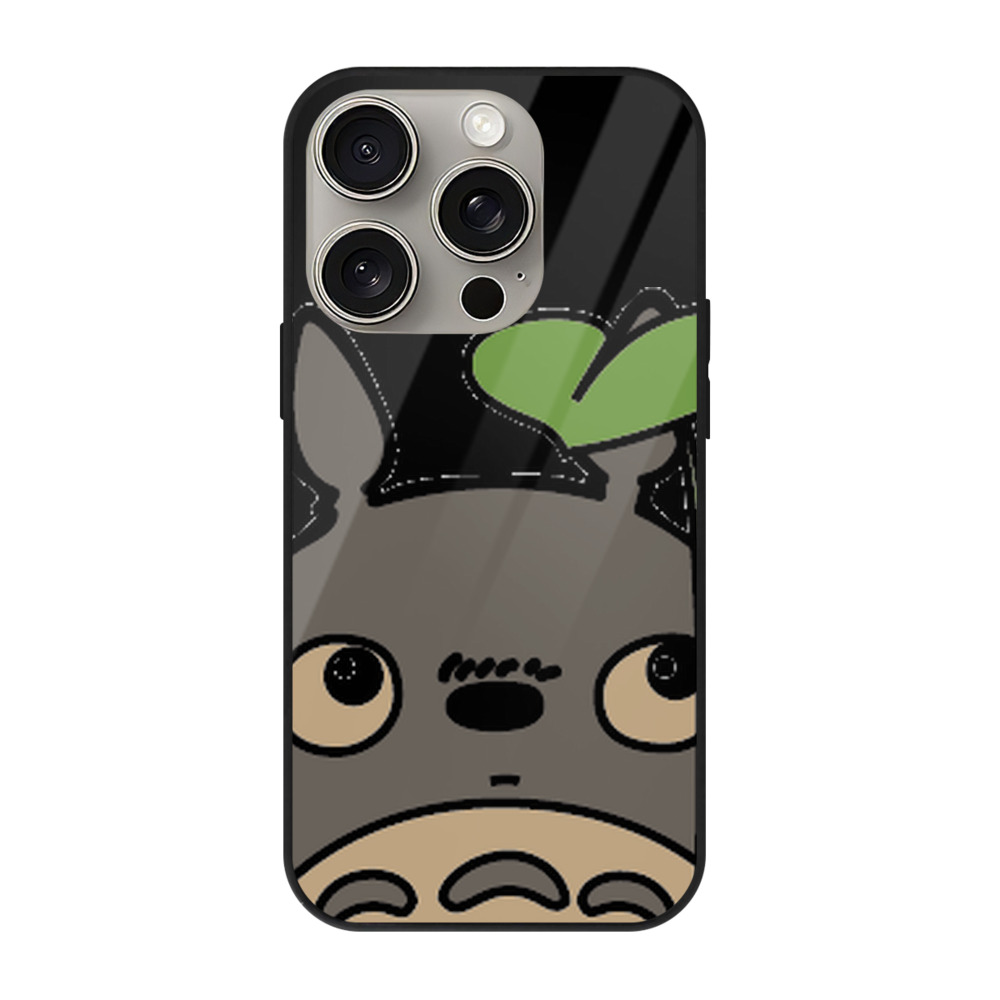 となりのトトロ 草壁メイ 草壁サツキ My Neighbor Totoro Satsuki Kusakabe Mei Kusakabe 【iPhone15Pro対応】スマホケース 耐衝撃＆黄変防止 背面ガラス