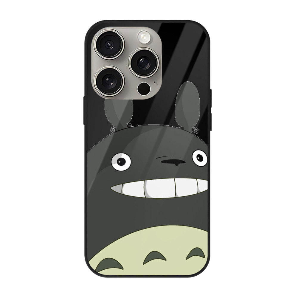 となりのトトロ 草壁メイ 草壁サツキ My Neighbor Totoro Satsuki Kusakabe Mei Kusakabe 【iPhone15Pro対応】スマホケース 耐衝撃＆黄変防止 背面ガラス