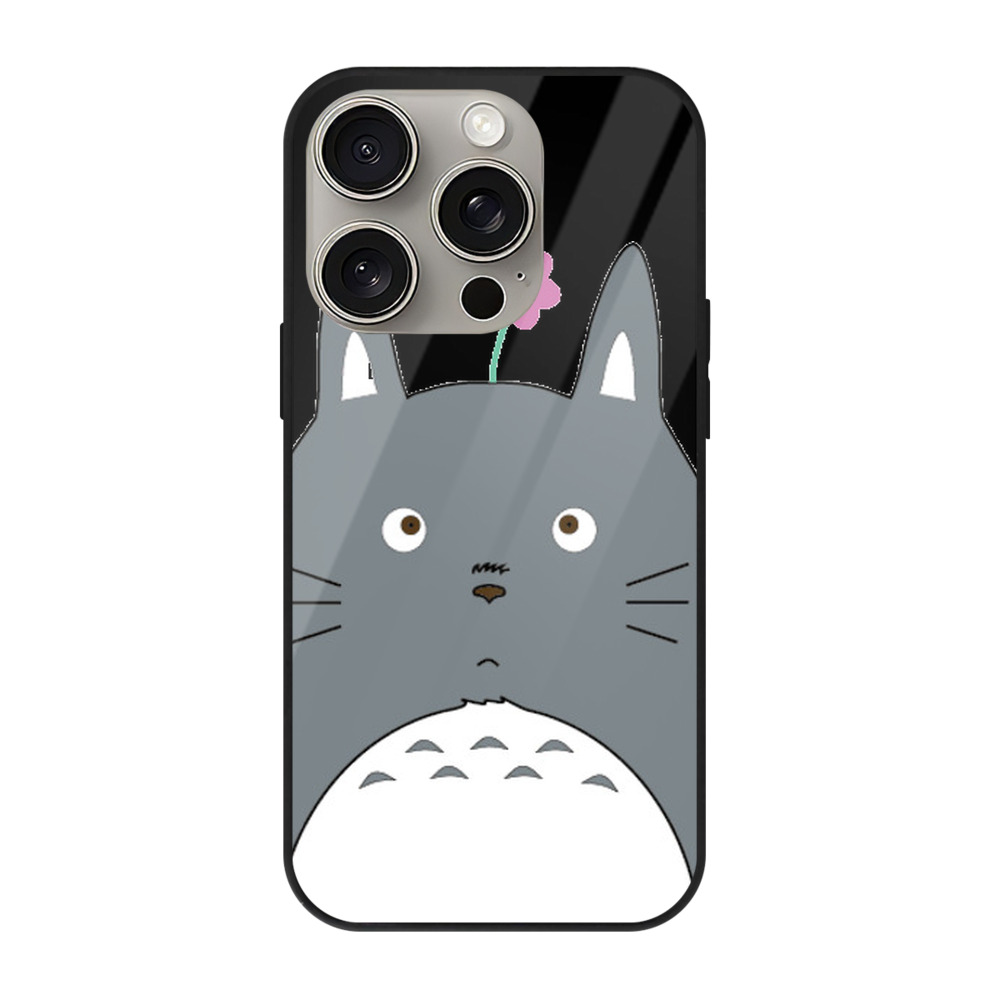 となりのトトロ 草壁メイ 草壁サツキ My Neighbor Totoro Satsuki Kusakabe Mei Kusakabe 【iPhone15Pro対応】スマホケース 耐衝撃＆黄変防止 背面ガラス