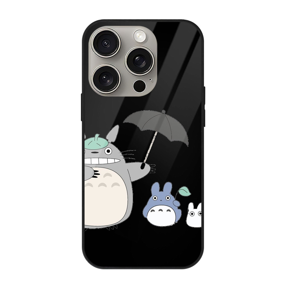 となりのトトロ 草壁メイ 草壁サツキ My Neighbor Totoro Satsuki Kusakabe Mei Kusakabe 【iPhone15Pro対応】スマホケース 耐衝撃＆黄変防止 背面ガラス