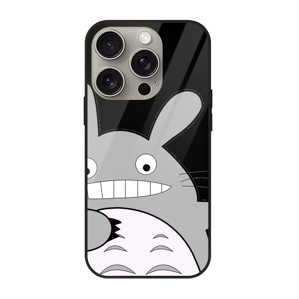 となりのトトロ 草壁メイ 草壁サツキ My Neighbor Totoro Satsuki Kusakabe Mei Kusakabe 【iPhone15Pro対応】スマホケース 耐衝撃＆黄変防止 背面ガラス