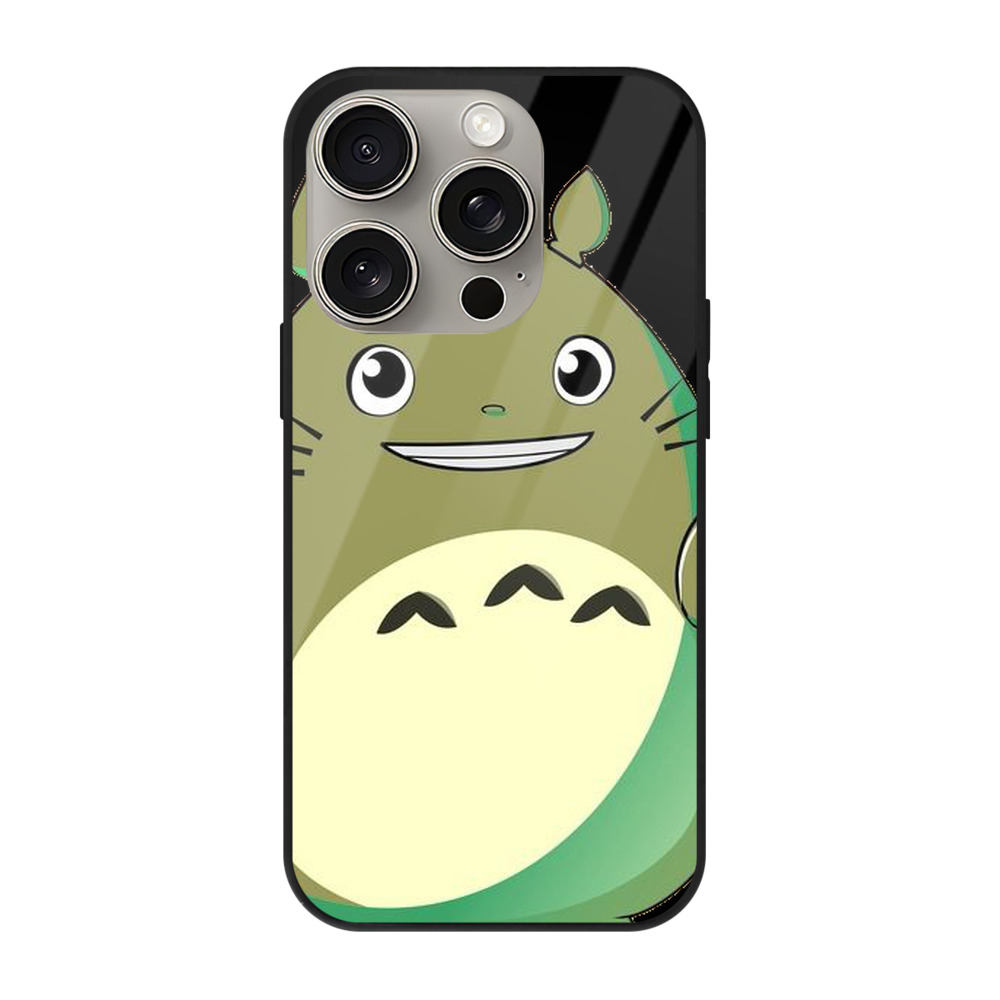 となりのトトロ 草壁メイ 草壁サツキ My Neighbor Totoro Satsuki Kusakabe Mei Kusakabe 【iPhone15Pro対応】スマホケース 耐衝撃＆黄変防止 背面ガラス