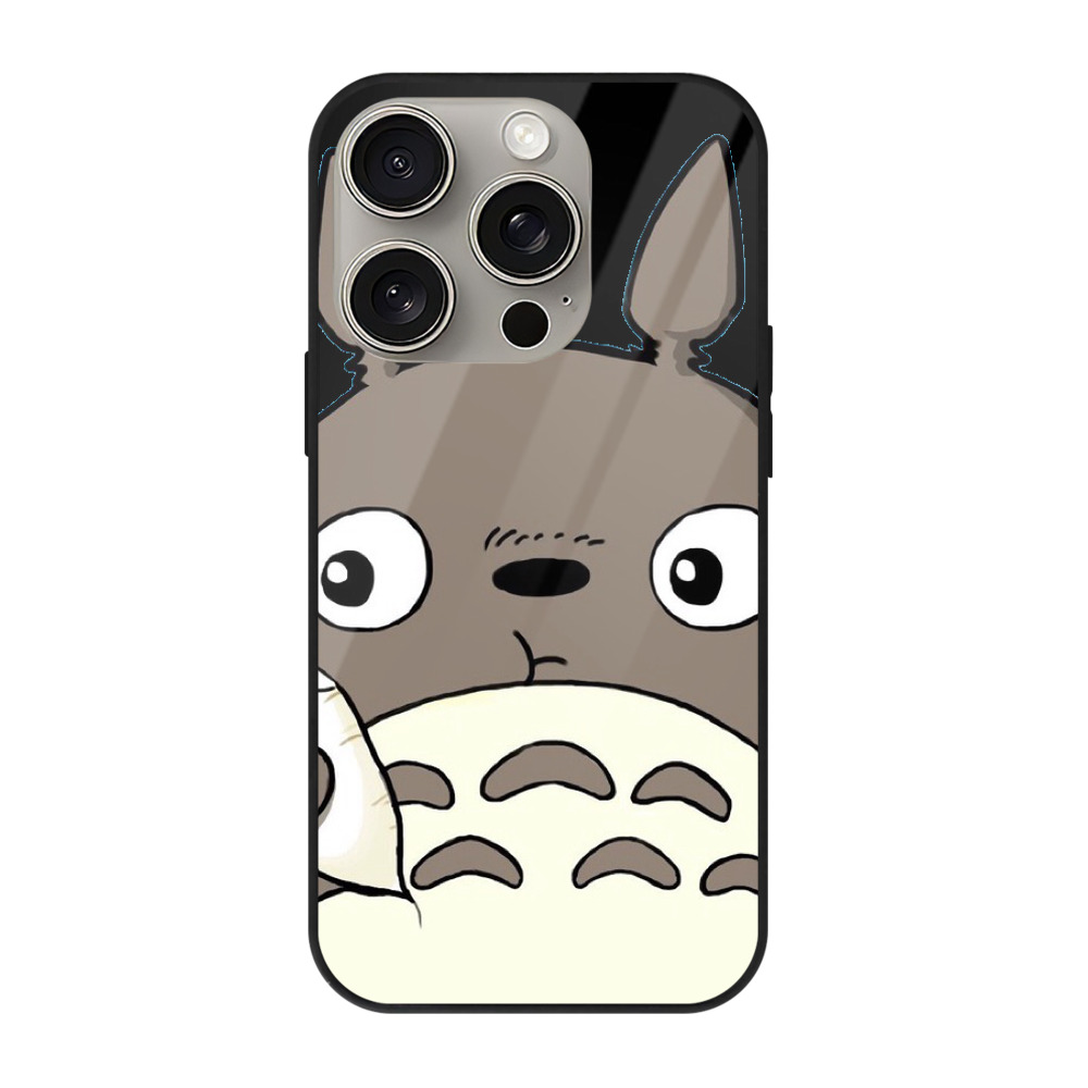 となりのトトロ 草壁メイ 草壁サツキ My Neighbor Totoro Satsuki Kusakabe Mei Kusakabe 【iPhone15Pro対応】スマホケース 耐衝撃＆黄変防止 背面ガラス
