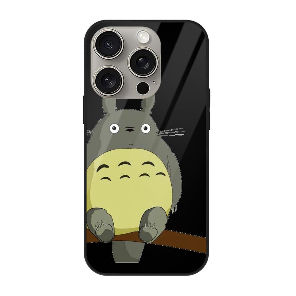 （画像用） となりのトトロ 草壁メイ 草壁サツキ My Neighbor Totoro Satsuki Kusakabe Mei Kusakabe 【iPhone15Pro対応】スマホケース 耐衝撃＆黄変防止 背面ガラス
