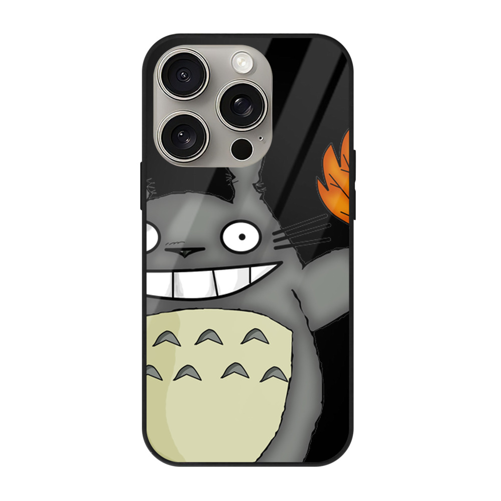 となりのトトロ 草壁メイ 草壁サツキ My Neighbor Totoro Satsuki Kusakabe Mei Kusakabe 【iPhone15Pro対応】スマホケース 耐衝撃＆黄変防止 背面ガラス