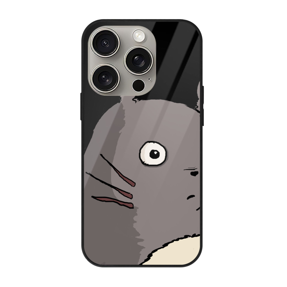 となりのトトロ 草壁メイ 草壁サツキ My Neighbor Totoro Satsuki Kusakabe Mei Kusakabe 【iPhone15Pro対応】スマホケース 耐衝撃＆黄変防止 背面ガラス