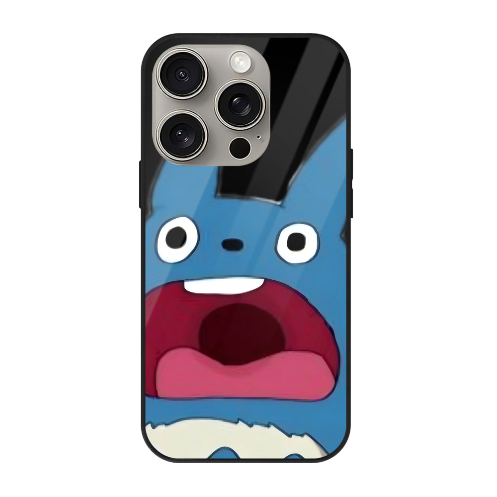 （画像用） となりのトトロ 草壁メイ 草壁サツキ My Neighbor Totoro Satsuki Kusakabe Mei Kusakabe 【iPhone15Pro対応】スマホケース 耐衝撃＆黄変防止 背面ガラス