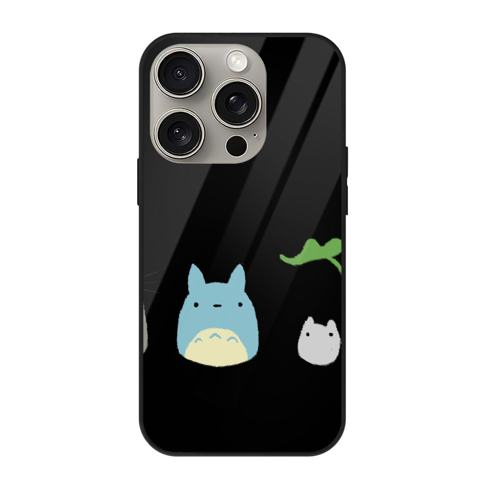 となりのトトロ 草壁メイ 草壁サツキ My Neighbor Totoro Satsuki Kusakabe Mei Kusakabe 【iPhone15Pro対応】スマホケース 耐衝撃＆黄変防止 背面ガラス
