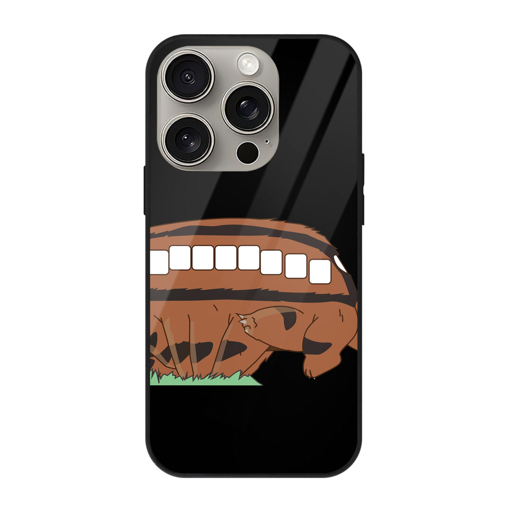 （画像用） となりのトトロ 草壁メイ 草壁サツキ My Neighbor Totoro Satsuki Kusakabe Mei Kusakabe 【iPhone15Pro対応】スマホケース 耐衝撃＆黄変防止 背面ガラス