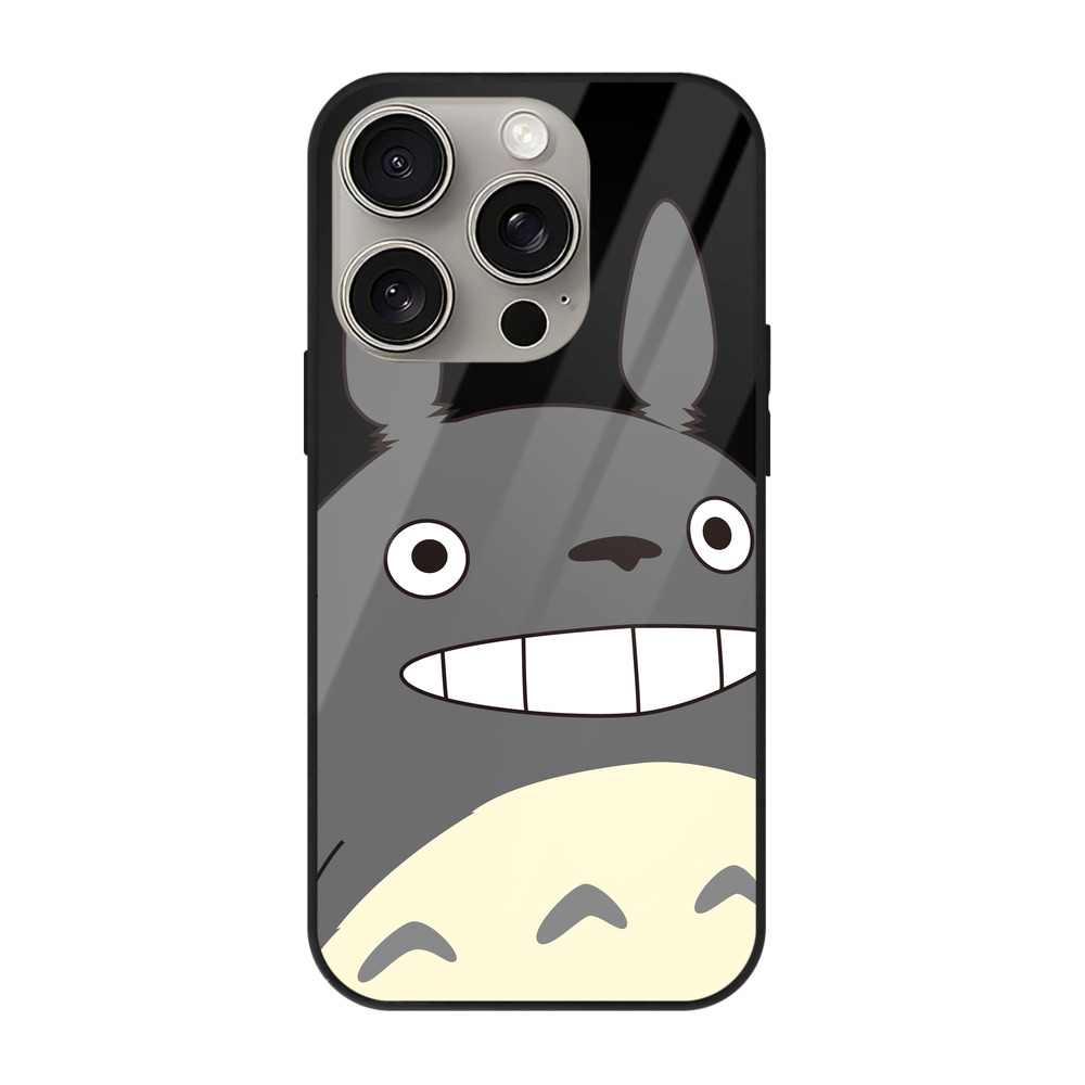 となりのトトロ 草壁メイ 草壁サツキ My Neighbor Totoro Satsuki Kusakabe Mei Kusakabe 【iPhone15Pro対応】スマホケース 耐衝撃＆黄変防止 背面ガラス