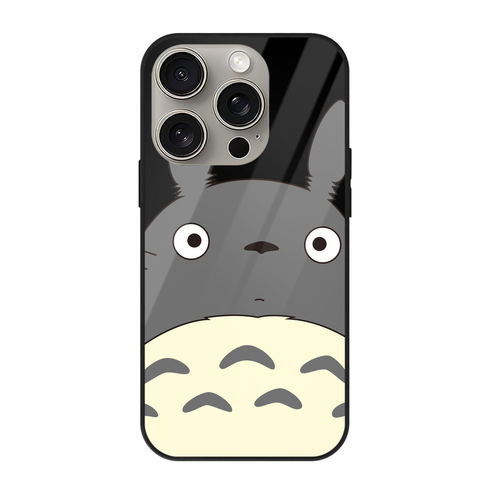 となりのトトロ 草壁メイ 草壁サツキ My Neighbor Totoro Satsuki Kusakabe Mei Kusakabe 【iPhone15Pro対応】スマホケース 耐衝撃＆黄変防止 背面ガラス