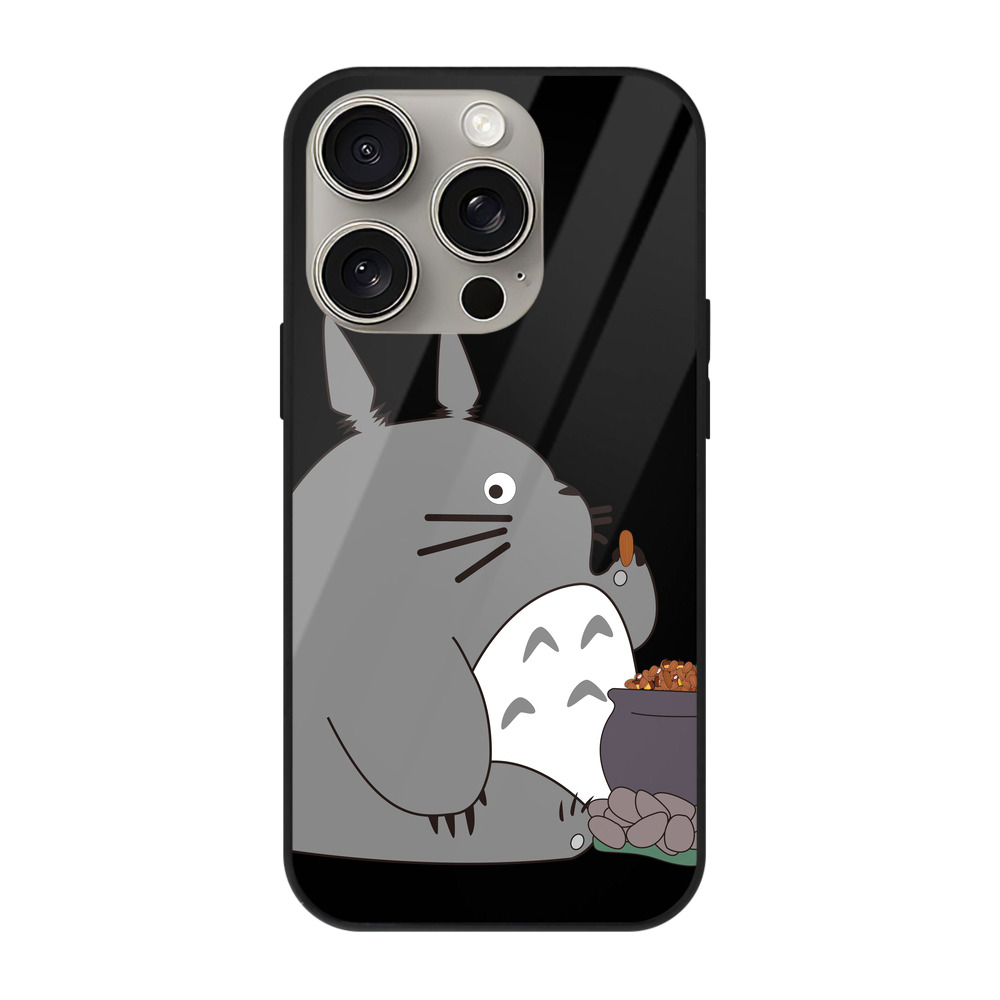 となりのトトロ 草壁メイ 草壁サツキ My Neighbor Totoro Satsuki Kusakabe Mei Kusakabe 【iPhone15Pro対応】スマホケース 耐衝撃＆黄変防止 背面ガラス