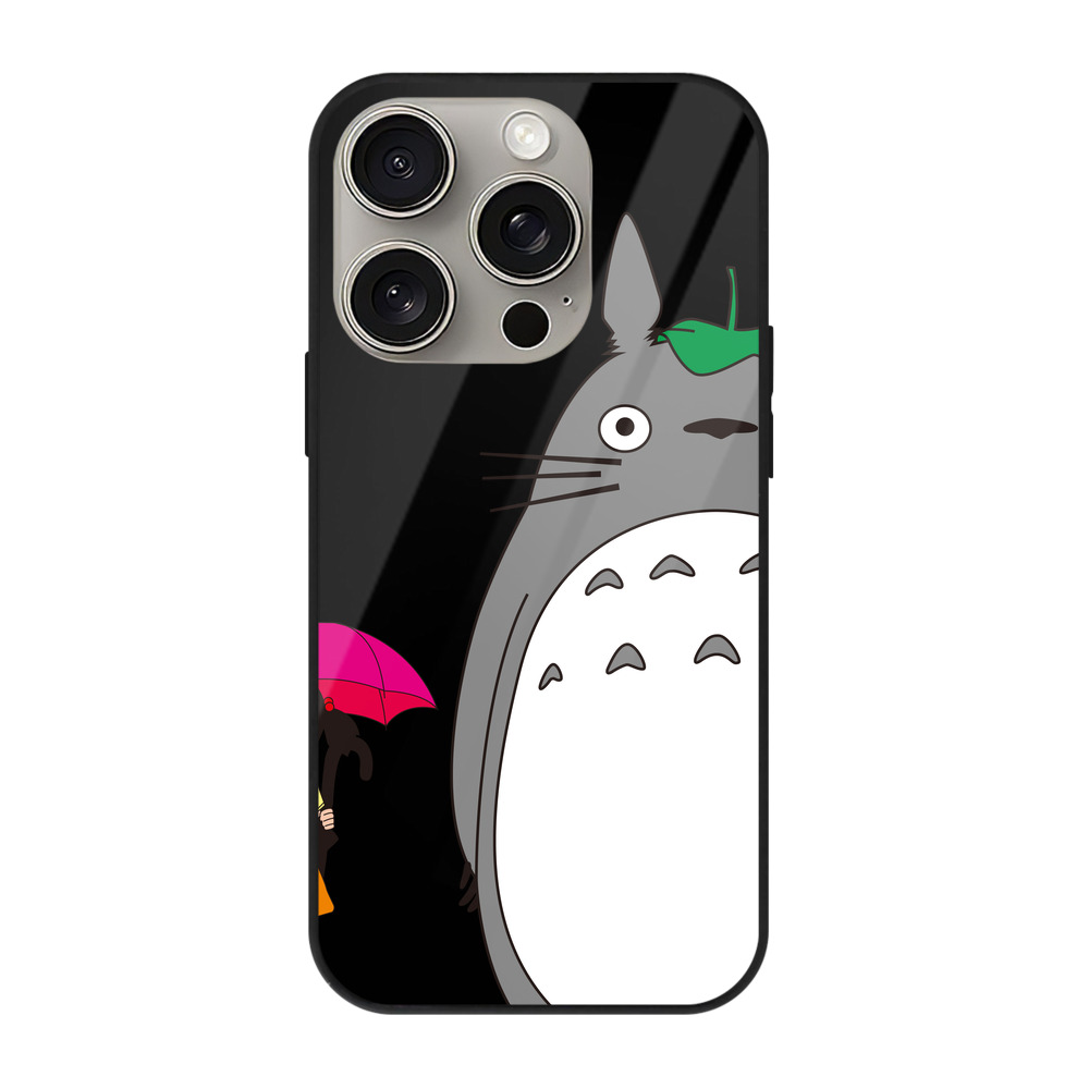 となりのトトロ 草壁メイ 草壁サツキ My Neighbor Totoro Satsuki Kusakabe Mei Kusakabe 【iPhone15Pro対応】スマホケース 耐衝撃＆黄変防止 背面ガラス