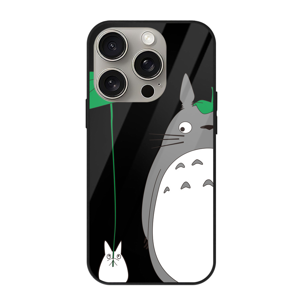 となりのトトロ 草壁メイ 草壁サツキ My Neighbor Totoro Satsuki Kusakabe Mei Kusakabe 【iPhone15Pro対応】スマホケース 耐衝撃＆黄変防止 背面ガラス